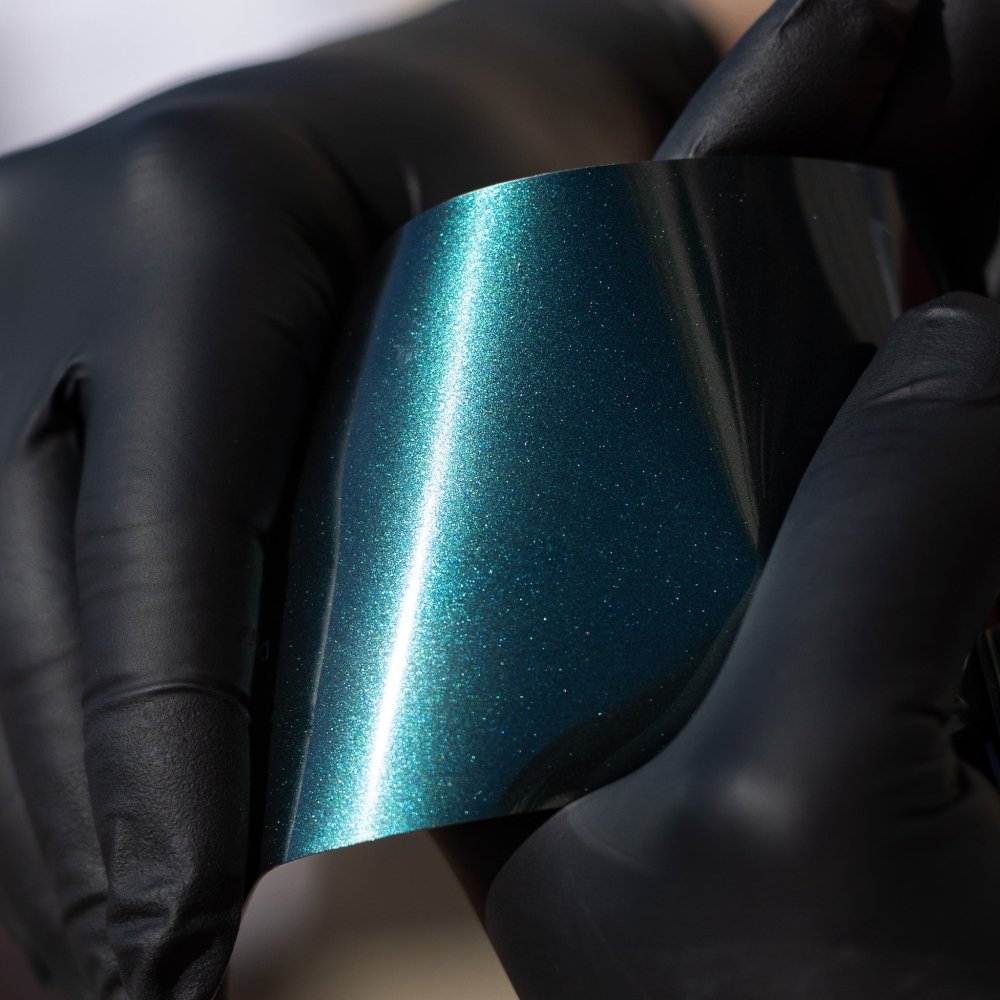 Hyper Gloss Paint Metallic Deep Ocean Blue PPF - Aura Vinyl