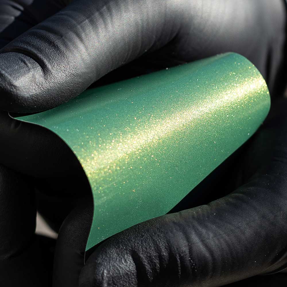 Hyper Gloss Paint Metallic Green Gold Shift PPF - Aura Vinyl