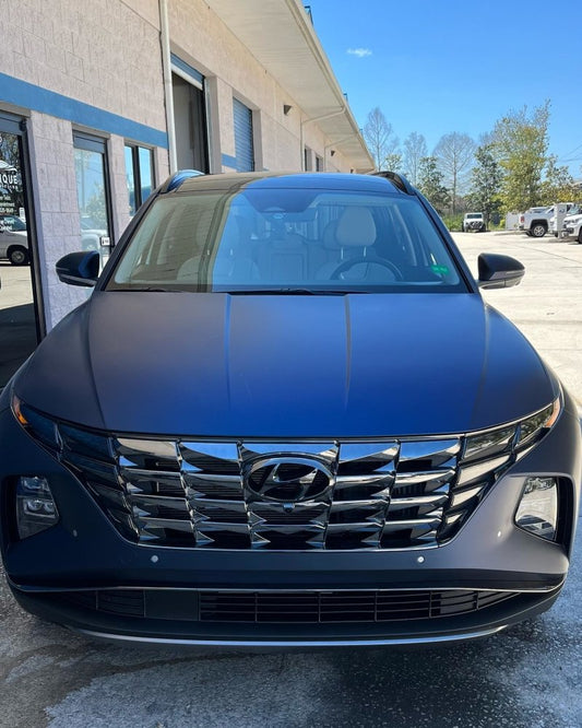 Matte Black Blue Shift - Aura Vinyl