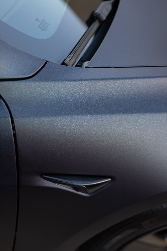 Matte Phantom Black Blue - Aura Vinyl