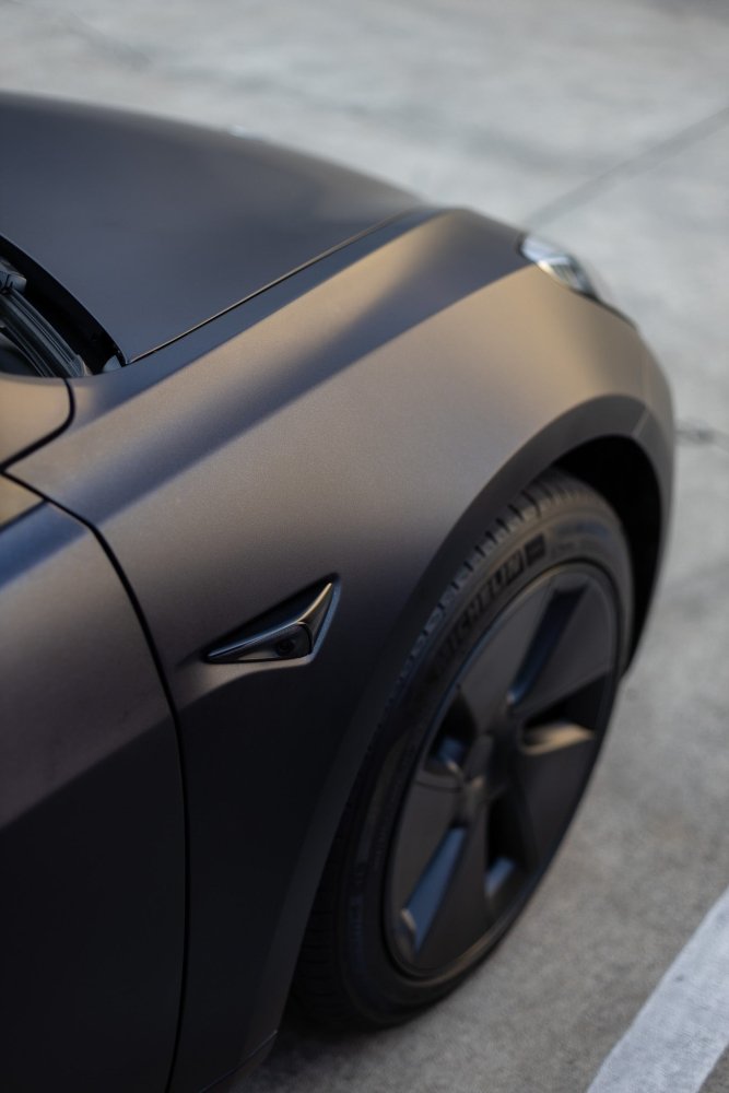 Matte Phantom Black Blue - Aura Vinyl