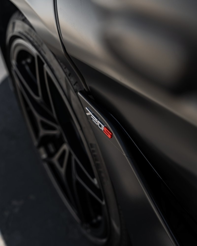 Car exterior in Perfect Satin Black