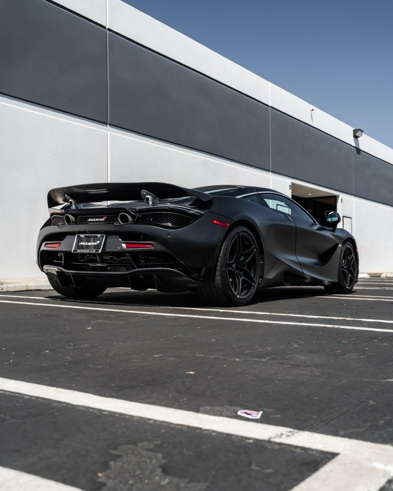 Perfect Satin Black car wrap
