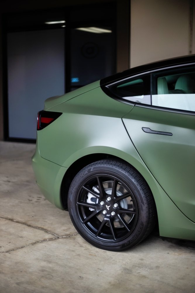 Satin Army Green - Aura Vinyl