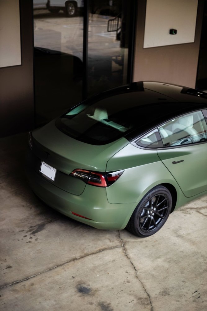 Satin Army Green - Aura Vinyl