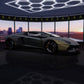 Satin Diamond Cement Grey Gold Shift - Aura Vinyl