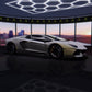Satin Diamond Chalk Grey Gold Shift - Aura Vinyl