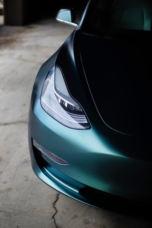 Satin Diamond Electric Green - Aura Vinyl
