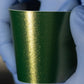 Satin Diamond Forest Green Gold Shift - Aura Vinyl