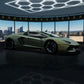 Satin Diamond Khaki Green Gold Shift - Aura Vinyl