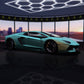 Satin Diamond Tiffany Blue Gold Shift - Aura Vinyl