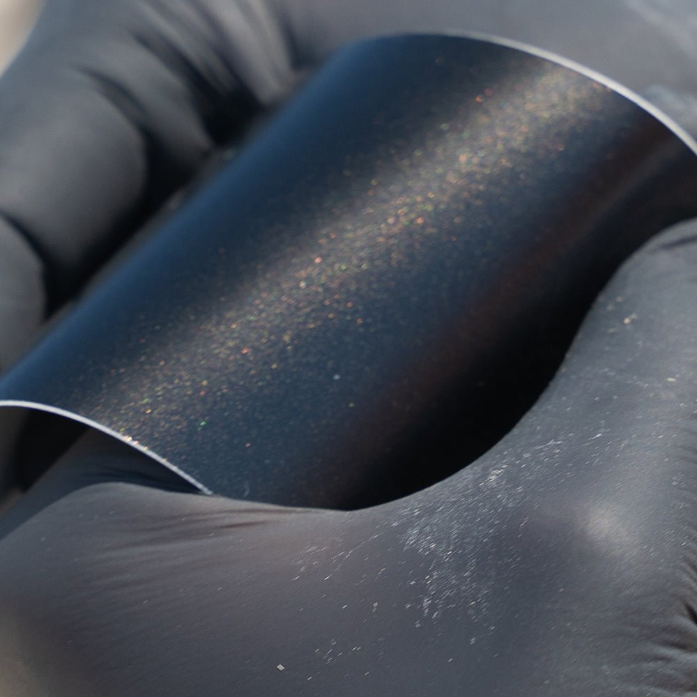 Satin Electric Black - Aura Vinyl