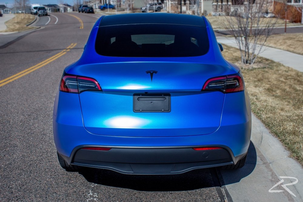 Satin Electric Deep Sea Blue - Aura Vinyl