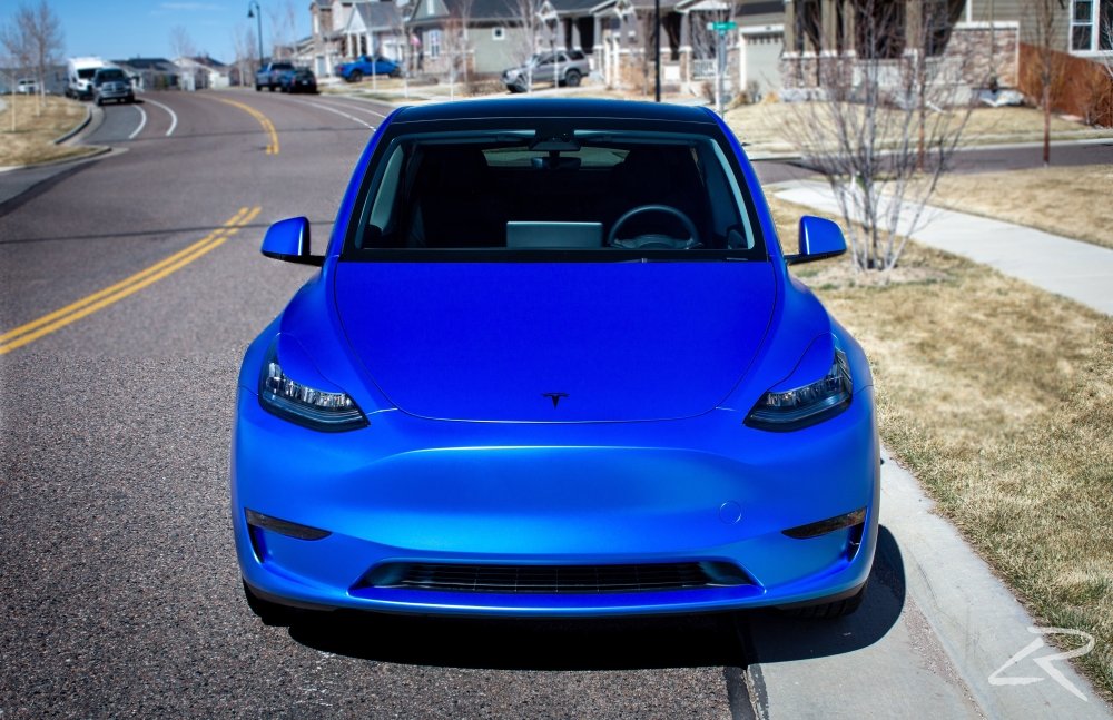 Satin Electric Deep Sea Blue - Aura Vinyl