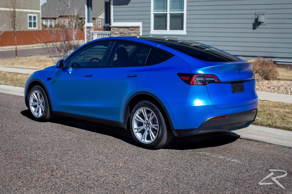 Satin Electric Deep Sea Blue - Aura Vinyl