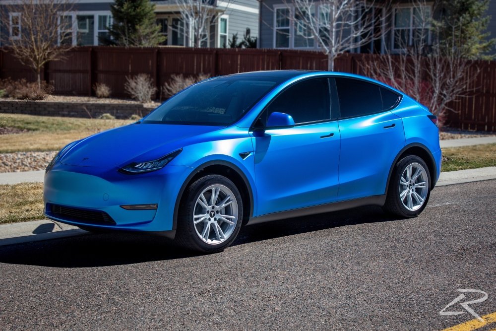 Satin Electric Deep Sea Blue - Aura Vinyl
