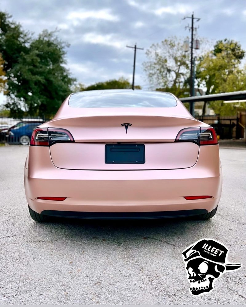 Satin Electric Rose Gold - Aura Vinyl