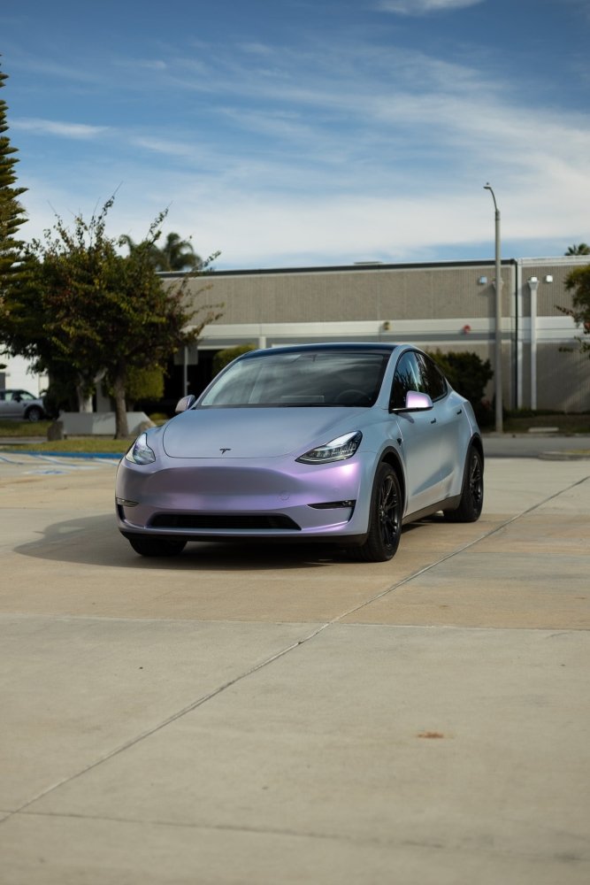 Satin Grey Purple Shift - Aura Vinyl