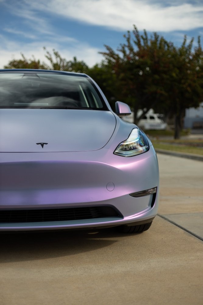 Satin Grey Purple Shift - Aura Vinyl