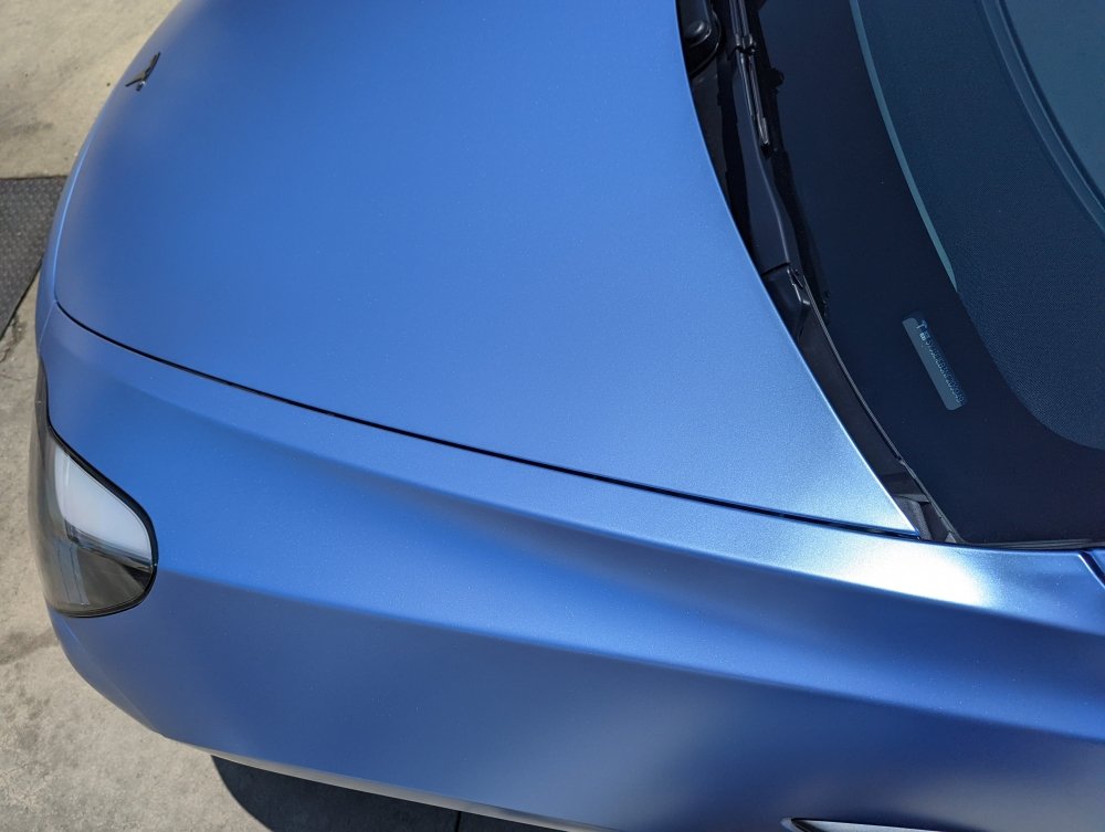 Satin Metallic Mist Blue - Aura Vinyl