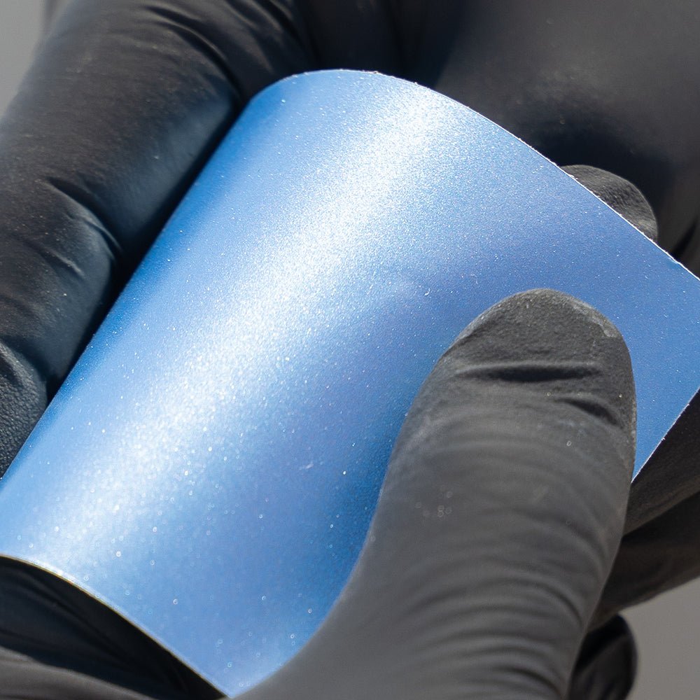 Satin Metallic Mist Blue - Aura Vinyl