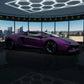 Satin Purple Eggplant Shift - Aura Vinyl