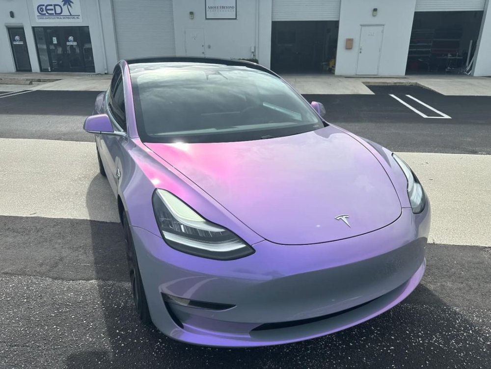 Ultra Gloss Grey Purple Shift - Aura Vinyl