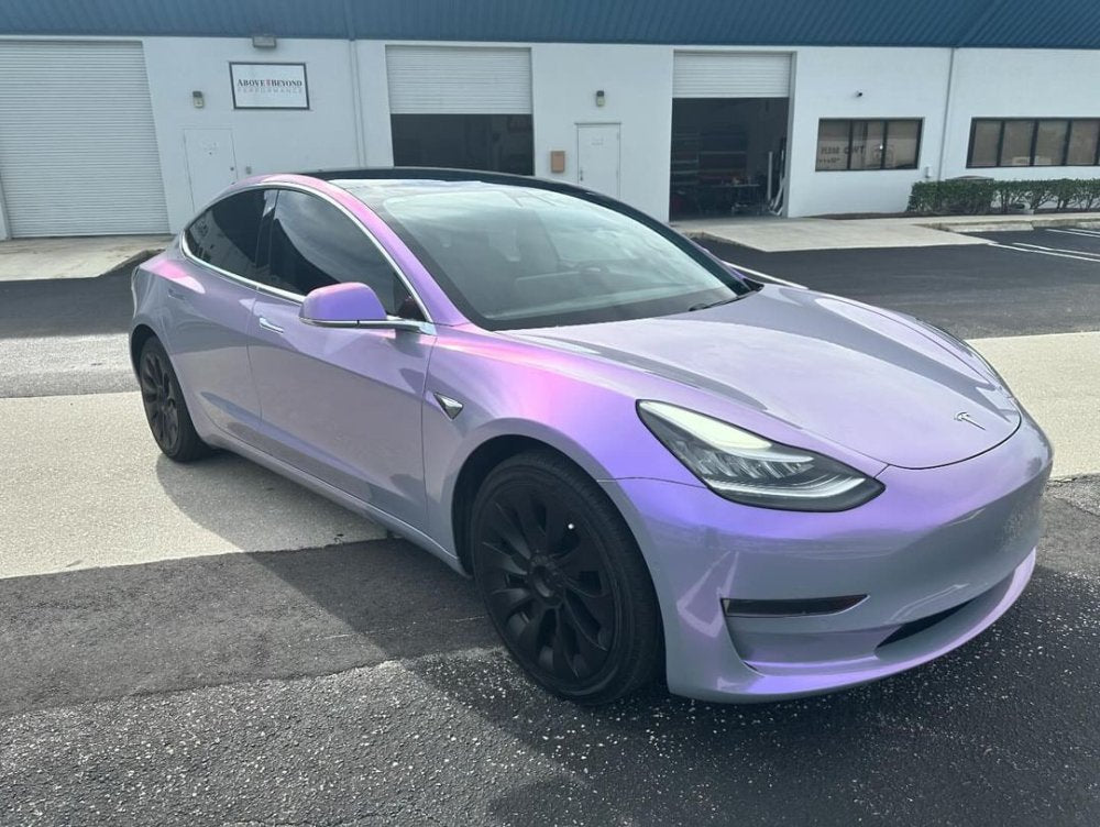 Ultra Gloss Grey Purple Shift - Aura Vinyl