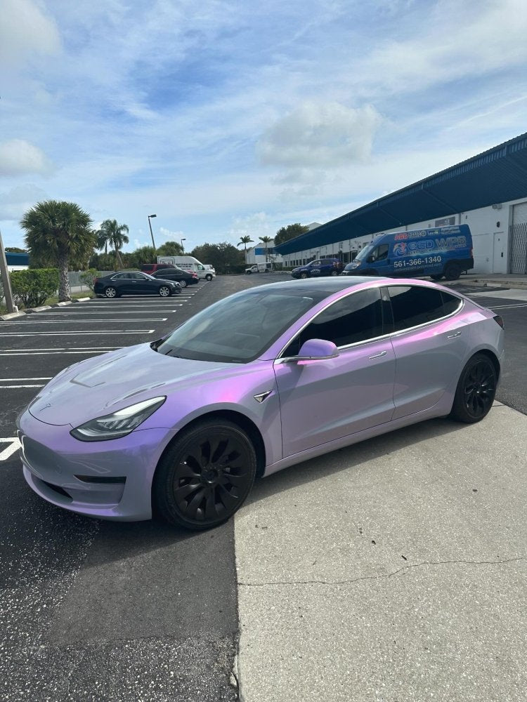 Ultra Gloss Grey Purple Shift - Aura Vinyl