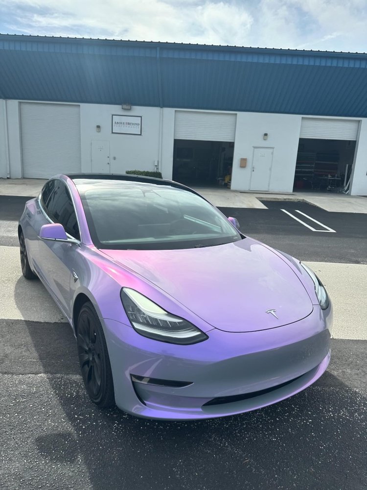 Ultra Gloss Grey Purple Shift - Aura Vinyl
