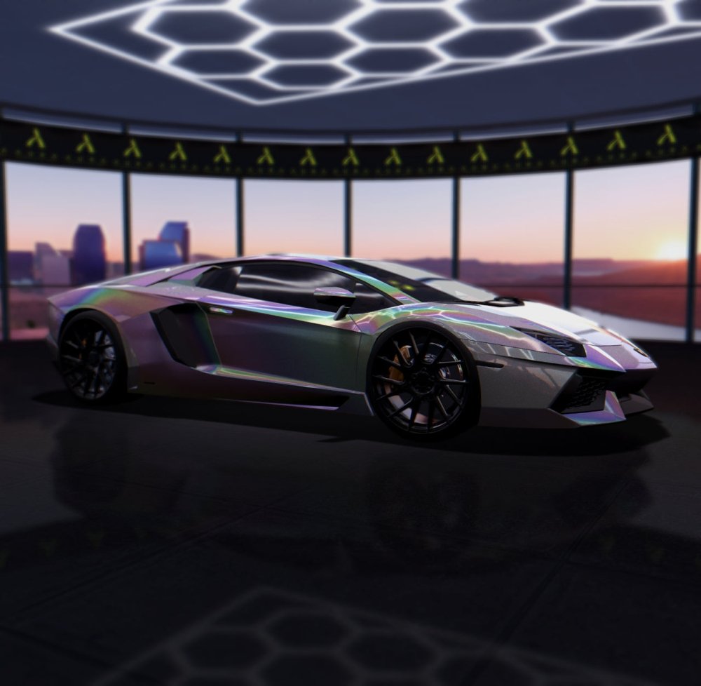 Ultra Gloss Iridescent Silver - Aura Vinyl