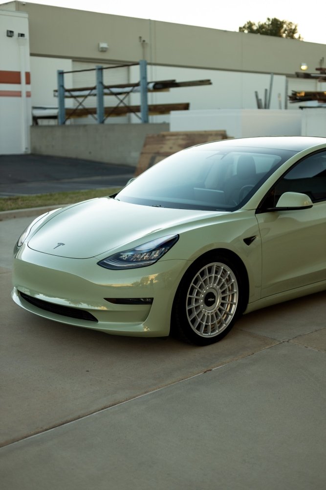 Khaki Green Ultra Gloss  Wrapped Car
